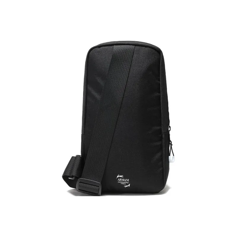 EMPORIO ARMANI Polyester Sling Bag Men's Black-3