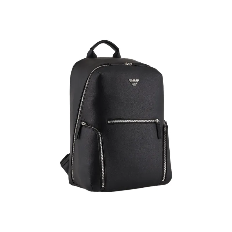EMPORIO ARMANI Polyamide Polyester Backpack Regular Unisex Black-1