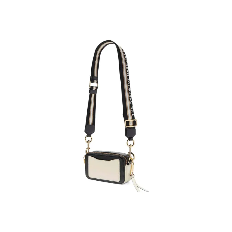 MARC JACOBS Leather Camera Bag, Shoulder Bag Women's White-3