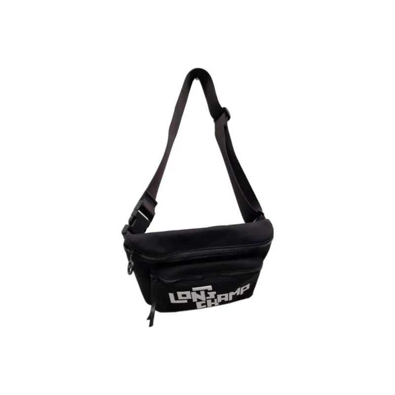 LONGCHAMP Le Pliage LGP Fabric Sling Bag Fanny Pack Regular Men's Black White-1
