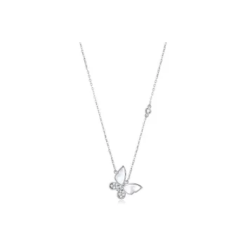 PIARA S925 Silver Necklaces Women's