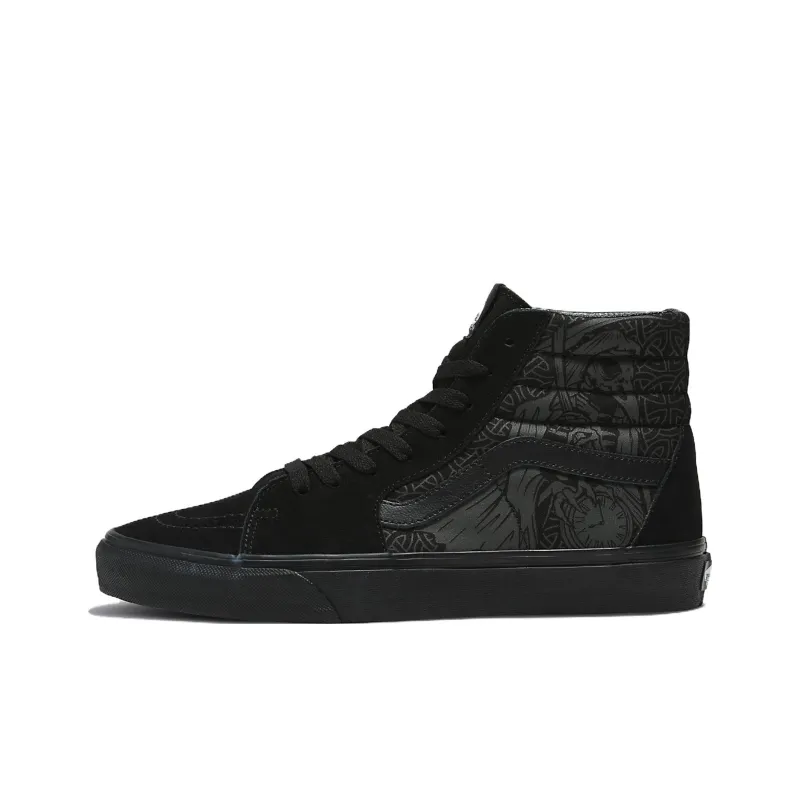 Sk8 Vans Hi 'Raven Skull'-0