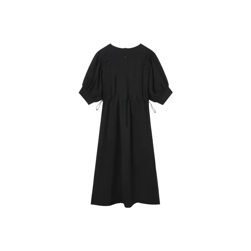 FILA Short Sleeved Dress Unisex Pitch Black-1