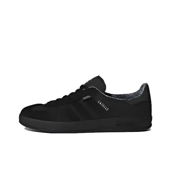 Adidas Originals GAZELLE INDOOR Slip Resistant, Abrasion Resistant, Lightweight Low Top Skateboard Shoes Men's Black