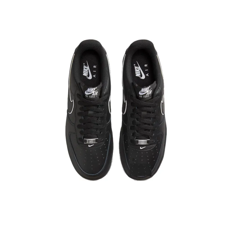 Nike Air Force 1 Low '07 Black White Sole 2023-3