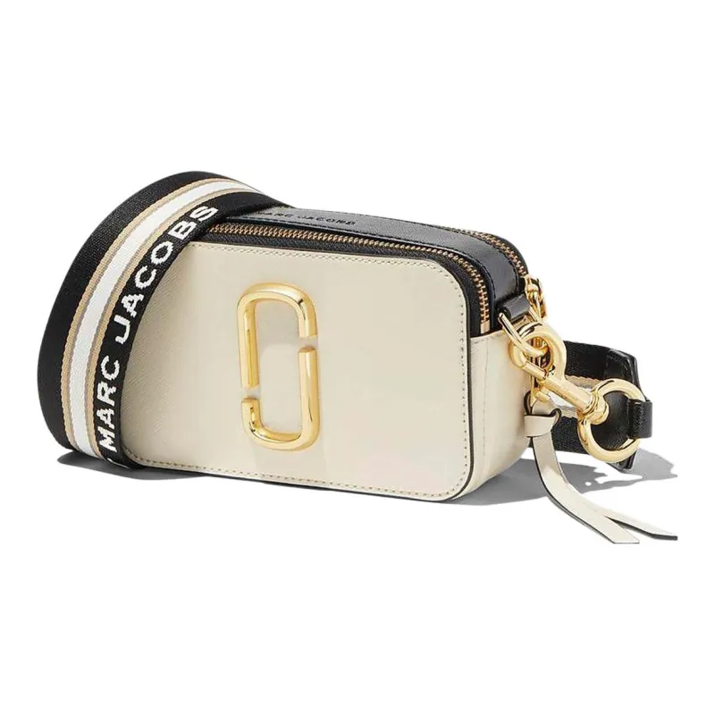 MARC JACOBS Leather Camera Bag, Shoulder Bag Women's White-1