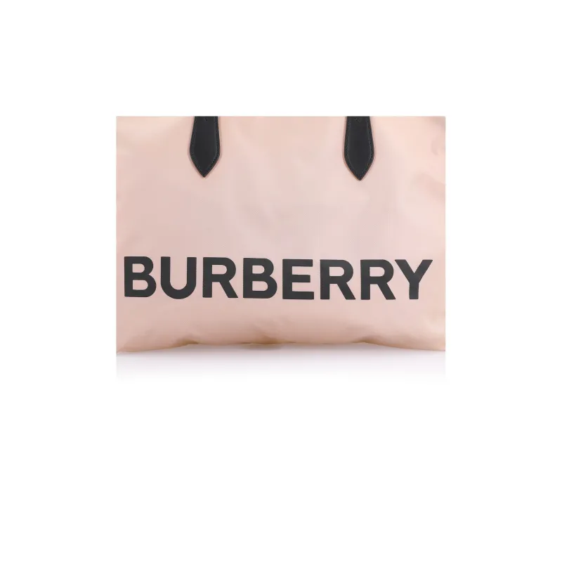 Burberry Cow Leather Tote Bag, Shopping Bag, Shoulder Bag, Handbag Tubas Women's Pink-6