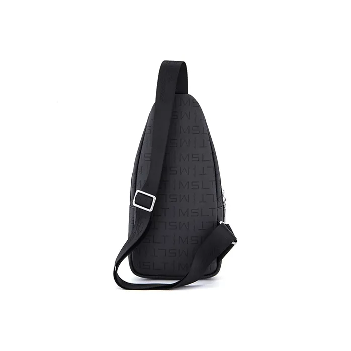 MashaLanti PVC Shoulder Bag Backpack Crossbody Bag Sling Bag Regular Men's Gray-2