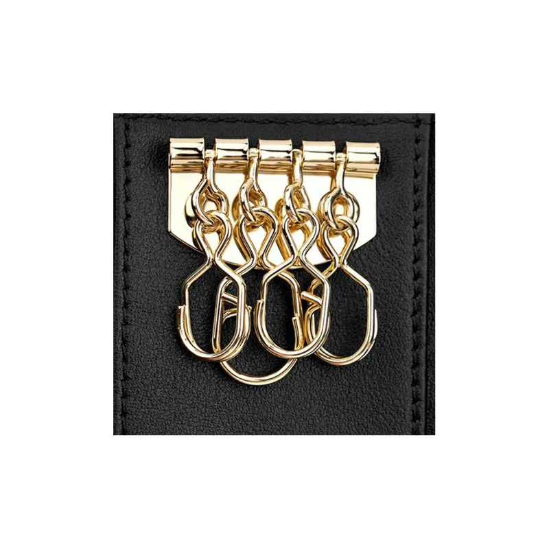 Vivienne Westwood Cow Leather Key Pouch Women's Black-6