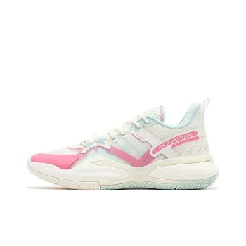 361° AG 2 PULL UP Cushioned Slip Resistant Abrasion Resistant Low Top Performance Basketball Shoes Men's White