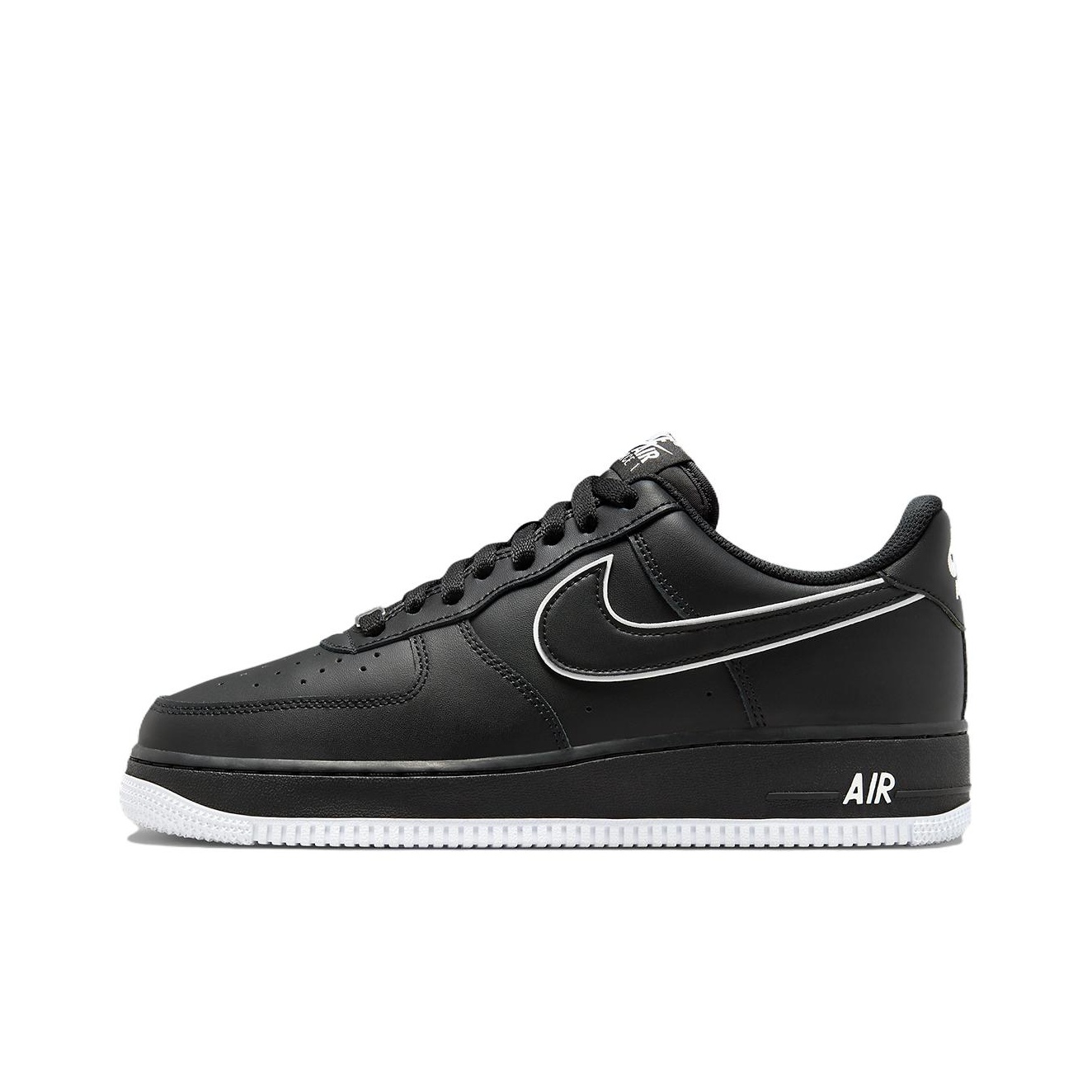 Nike Air Force 1 Low 07 Black White Sole 2023 US M 9