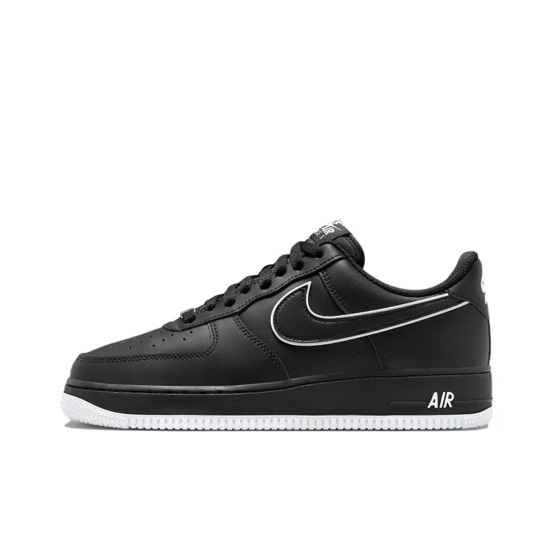 Nike Air Force 1 Low '07 Black White Sole 2023-0