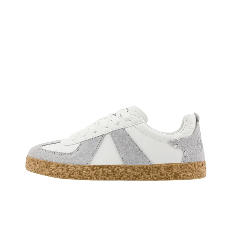 Kappa Low Top Skateboard Shoes Unisex White Gray-0