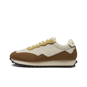 Rockfish Anti Slip And Wear Resistant Breathable Low Top Running Shoes Unisex Brown Yellow