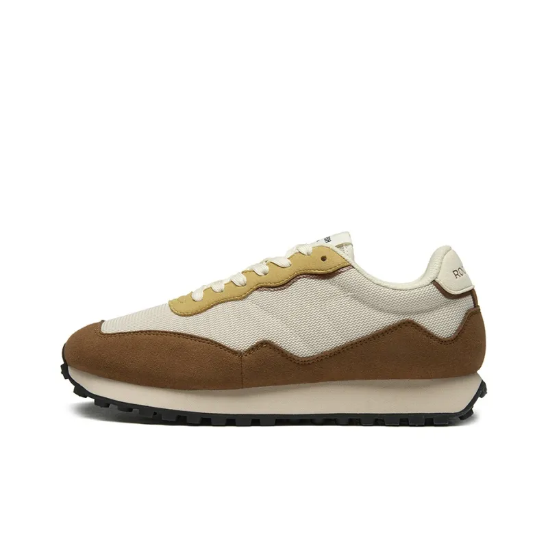 Rockfish Anti Slip And Wear Resistant Breathable Low Top Running Shoes Unisex Brown Yellow-0