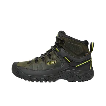 KEEN Targhee 3 Cushioning Anti Slip And Wear Resistant High Top Trekking Shoes Men's Black