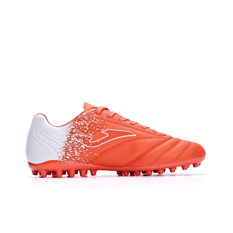 Joma MG Rubber Short Studs Wear resistant And Lightweight Soccer Shoes Men's Orange White-1