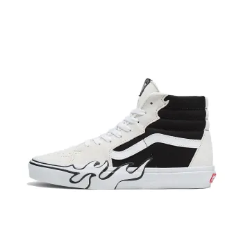 Sk8 Vans Hi 'Flame White Black'