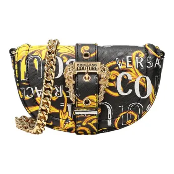 VERSACE JEANS COUTURE Polyester Clutch Chain Shoulder Bag Women's