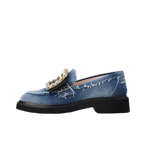 Roger Vivier Loafers Women's Low-Top Blue