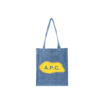 A.P.C Lou Medium Denim Tote Bag