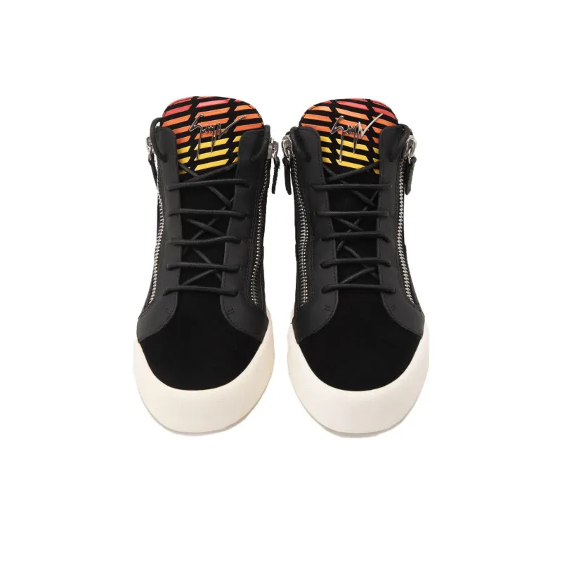 Giuseppe Zanotti/GZ High Top Skateboard Shoes Men's Black-3