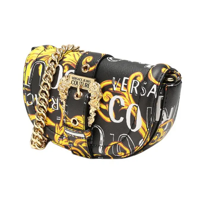 VERSACE JEANS COUTURE Polyester Clutch Chain Shoulder Bag Women's-1