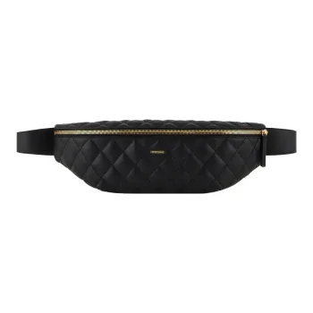 EMPORIO ARMANI Polyester Polyurethane Triangle Bag Sling Bag, Fanny Pack Men's Black