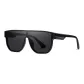 Bright Black Frame with Gray Lens