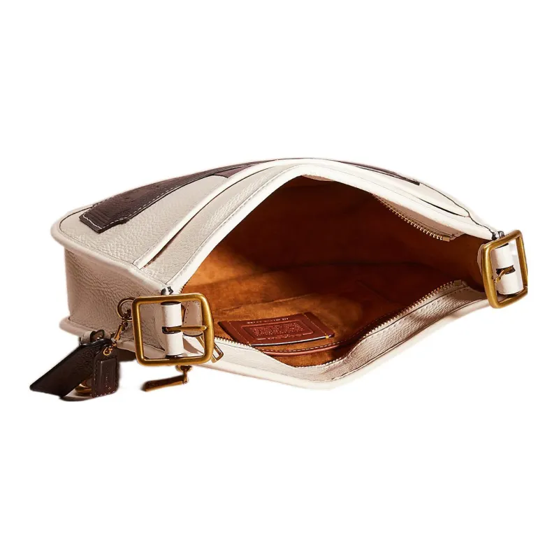 COACH Emery Leather Hobo Bag Shoulder Bag Women's White-2