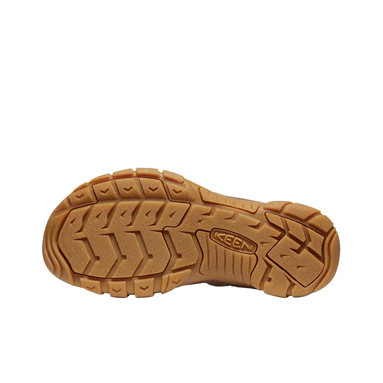 KEEN Newport Retro Breathable And Wear resistant River Trekking Shoes Men's Ecru/Brown-4