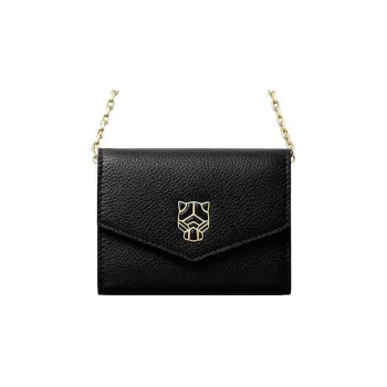 CARTIER PANTHÈRE Calfskin Handbag Shoulder Bag Crossbody Bag Mini Women's Black