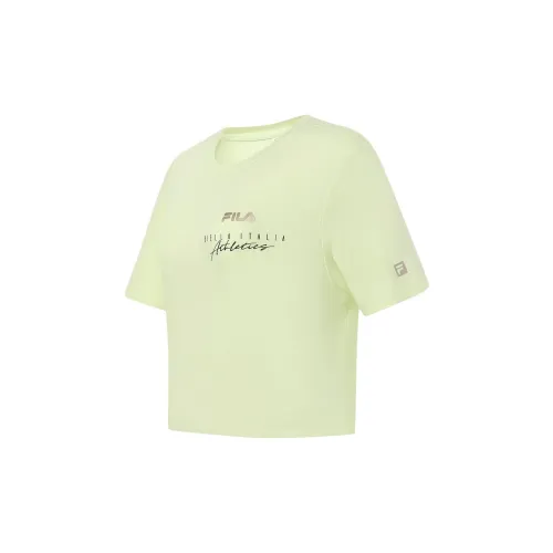 FILA T-Shirts Unisex Sweet Sorghum Color