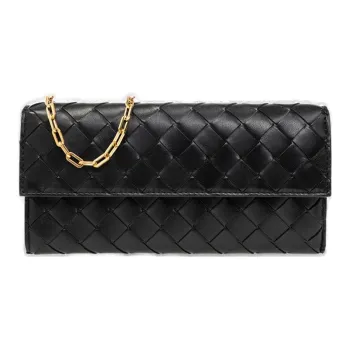 Bottega Veneta Woven Chained Wallet