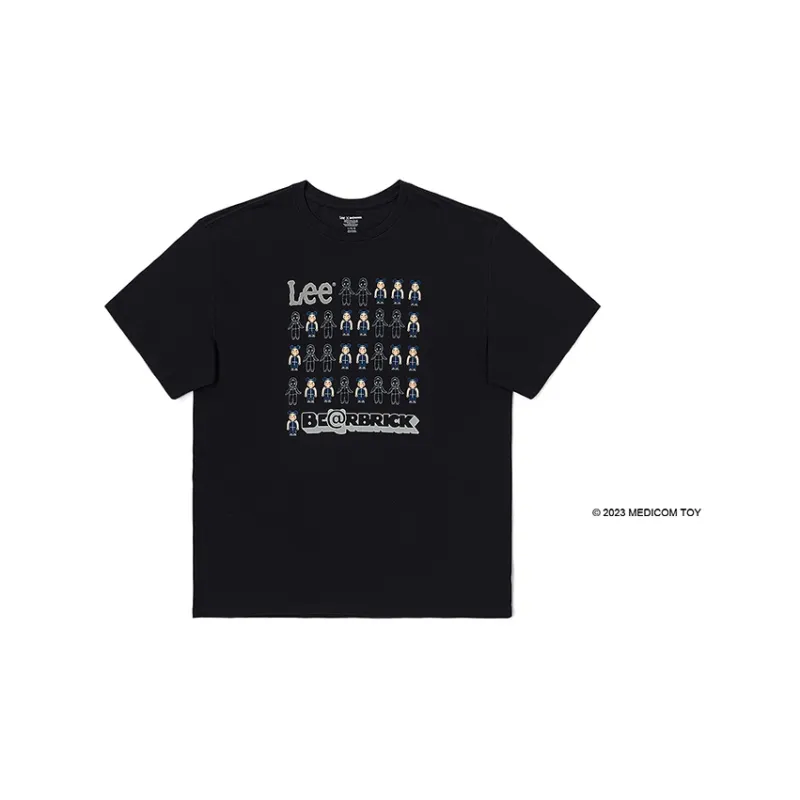 Be@rbrick X Lee T Shirts Men Black-1