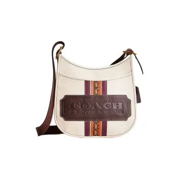 COACH Emery Leather Hobo Bag Shoulder Bag Women's White