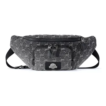 FION Fabric Fanny Pack Regular Men's Gray