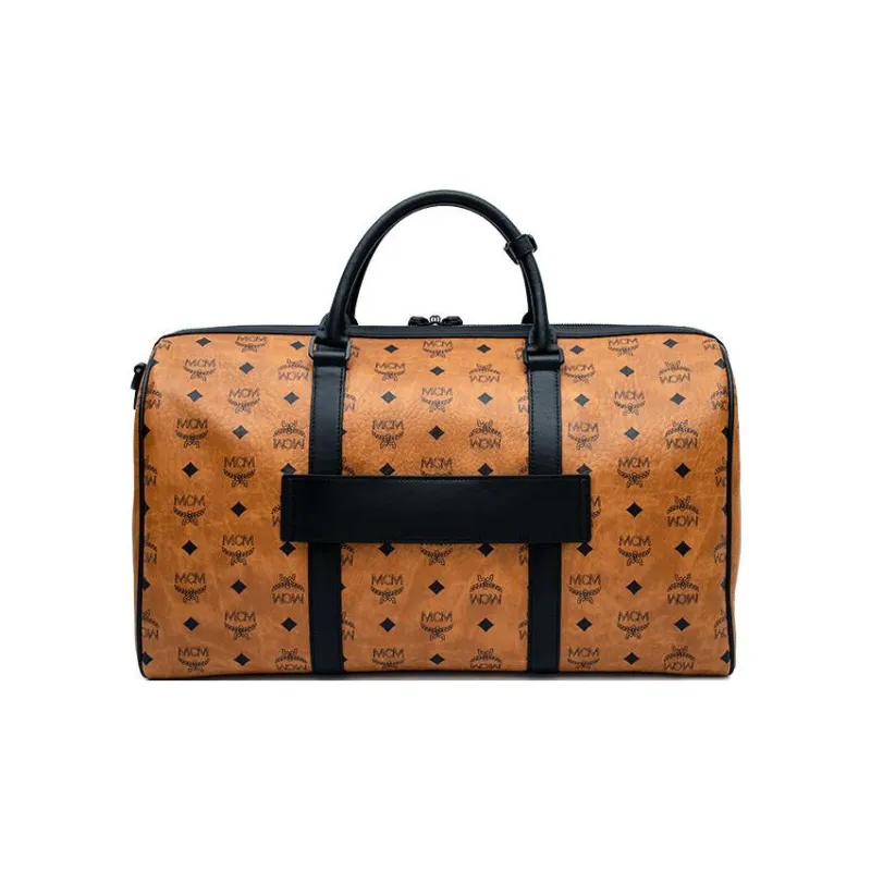 MCM Ottomar Visetos Leather Handbag, Shoulder Bag, Crossbody Bag, Travel Bag Men's-2