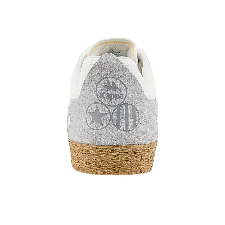 Kappa Low Top Skateboard Shoes Unisex White Gray-6
