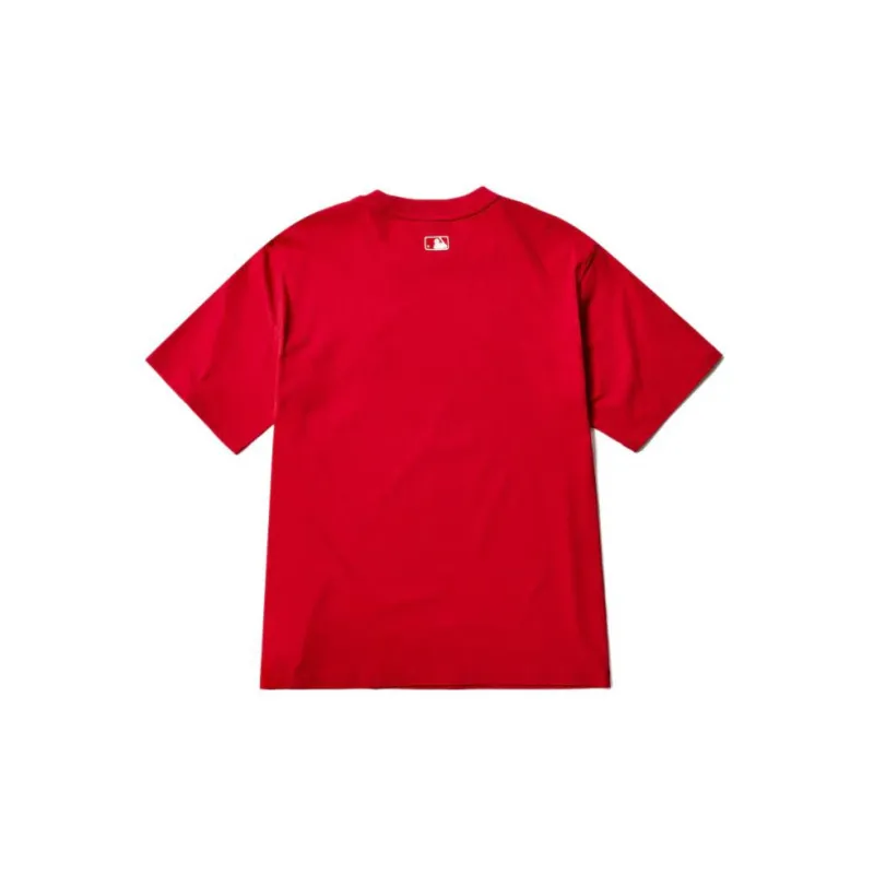 MLB Korea Heart T Shirt Women's Red-1