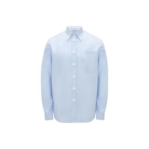 JW Anderson Shirts Men Light Blue