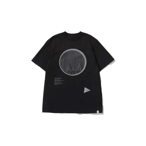 And Wander T-Shirts Men Black