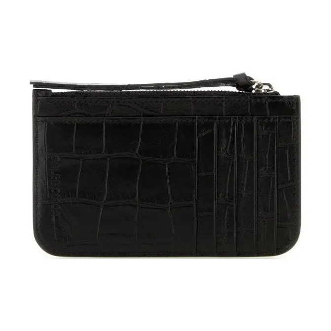 Balenciaga Le Cagole Calfskin Wallet Men's Black-4