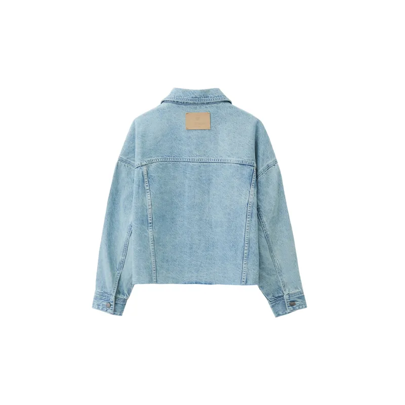 AMII Denim Jackets Women's Blue-1