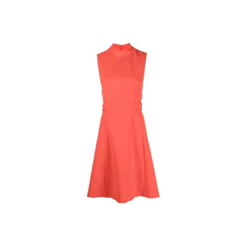 MOSCHINO Sleeveless Dresses Women's Bright Red