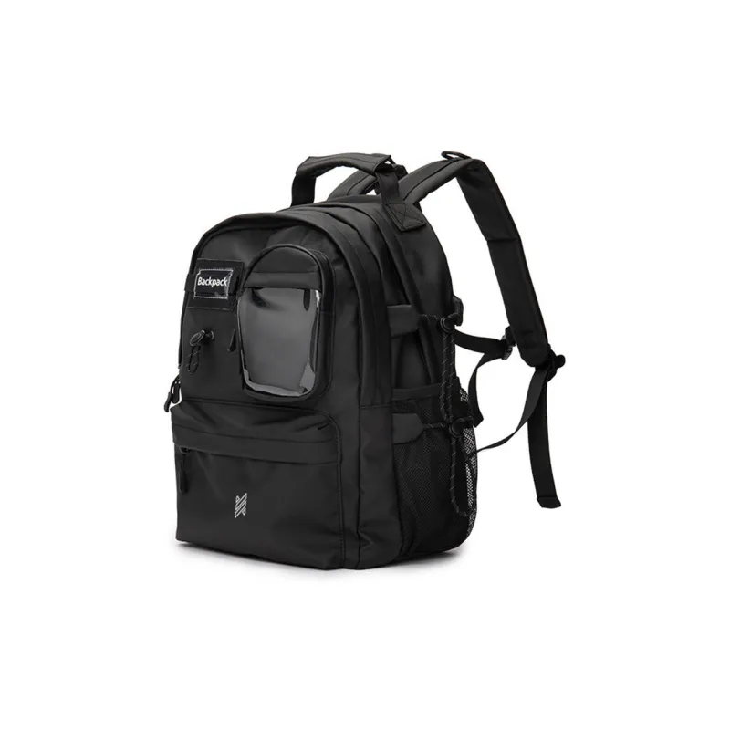 NOMK PU Laptop Bag, Travel Bag, Backpack Regular Unisex White-6