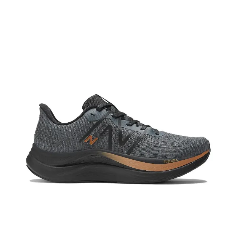 New Balance NB FuelCell Propel V4 Anti Slip Wear Resistant Low Top Running Shoes Unisex Black Orange-1
