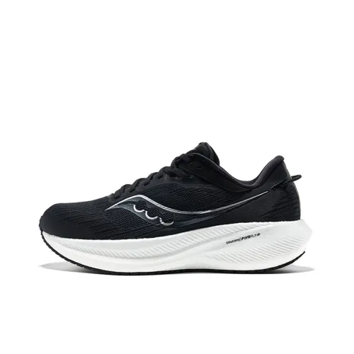 Saucony Triumph 21 Running Shoes Men Low-Top White/Black