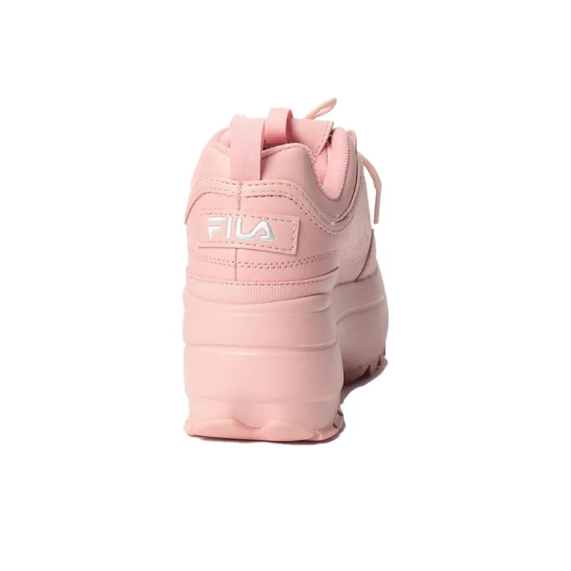 FILA Disruptor 2 Wedge Anti-Slip Wear-Resistant Low-Top Casual Shoes Women's Pink-3