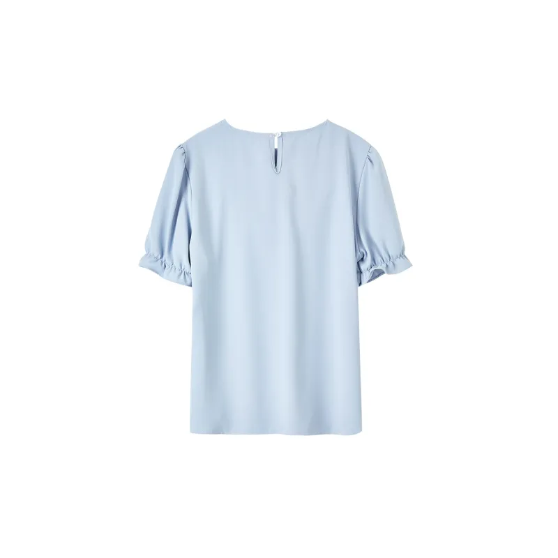FANQIN T-Shirts Women's Light Blue-1